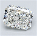 Natural Diamond 3.30 Carats, Radiant with  Cut, H Color, VVS1 Clarity and Certified by GIA