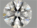 Natural Diamond 0.71 Carats, Round with Excellent Cut, H Color, VVS1 Clarity and Certified by GIA