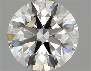 Picture of Natural Diamond 0.71 Carats, Round with Excellent Cut, H Color, VVS1 Clarity and Certified by GIA