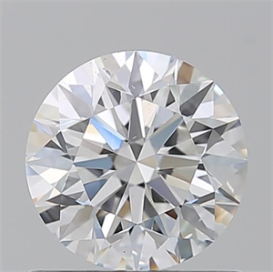 Picture of Natural Diamond 0.91 Carats, Round with Excellent Cut, F Color, SI1 Clarity and Certified by GIA