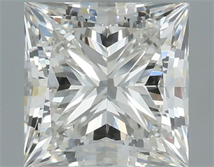 Picture of Natural Diamond 0.60 Carats, Princess with  Cut, I Color, VS2 Clarity and Certified by GIA