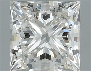 Picture of Natural Diamond 0.60 Carats, Princess with  Cut, I Color, VS2 Clarity and Certified by GIA