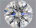 Natural Diamond 0.77 Carats, Round with Excellent Cut, G Color, VS2 Clarity and Certified by GIA
