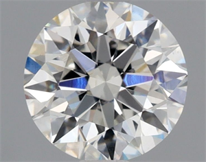 Picture of Natural Diamond 0.77 Carats, Round with Excellent Cut, G Color, VS2 Clarity and Certified by GIA