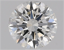 Natural Diamond 0.80 Carats, Round with Excellent Cut, E Color, VVS2 Clarity and Certified by GIA