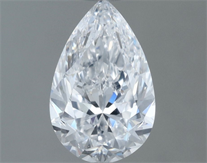 Picture of Natural Diamond 0.71 Carats, Pear with  Cut, D Color, VS1 Clarity and Certified by GIA