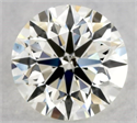Diamante Natural 0.40 quilates, Redondo , Color J, claridad SI1 y certificado GIA