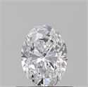 Natural Diamond 0.52 Carats, Oval with  Cut, D Color, VS1 Clarity and Certified by GIA