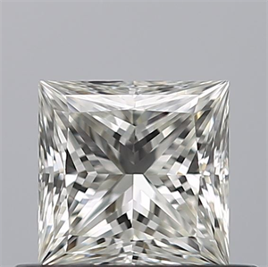 Foto Diamante Natural 0.58 quilates, Princesa , Color I, claridad IF y certificado GIA de