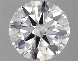Picture of Lab Grown Diamond 1.09 Carats, Round with Excellent Cut, D Color, VS2 Clarity and Certified by GIA