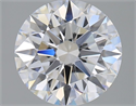 Del inventario de diamantes de laboratorio, 1.72 quilates, Redondo , Color D, claridad VVS1 y certificado IGI