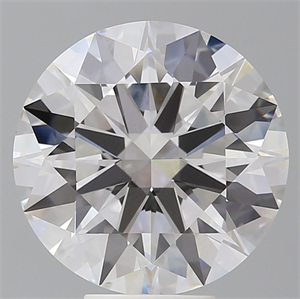 Picture of Lab Grown Diamond 7.07 Carats, Round with Ideal Cut, E Color, VVS2 Clarity and Certified by IGI