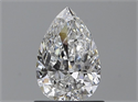 Diamante Natural 0.90 quilates, De pera , Color E, claridad SI1 y certificado GIA
