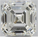 Natural Diamond 3.50 Carats, Asscher with  Cut, J Color, VVS2 Clarity and Certified by GIA