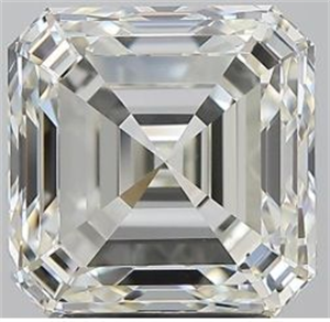 Foto Diamante Natural 3.50 quilates, Asscher , Color J, claridad VVS2 y certificado GIA de