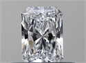 Natural Diamond 0.30 Carats, Radiant with  Cut, D Color, VS1 Clarity and Certified by GIA