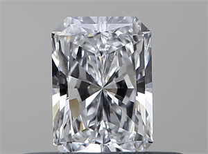 Picture of Natural Diamond 0.30 Carats, Radiant with  Cut, D Color, VS1 Clarity and Certified by GIA