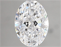 Diamante Natural 0.56 quilates, Ovalado , Color D, claridad SI1 y certificado GIA