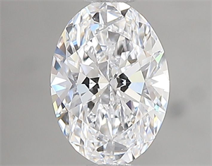 Foto Diamante Natural 0.56 quilates, Ovalado , Color D, claridad SI1 y certificado GIA de