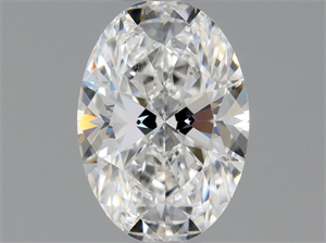 Picture of Natural Diamond 0.55 Carats, Oval with  Cut, E Color, IF Clarity and Certified by GIA