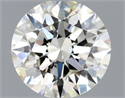 Natural Diamond 1.01 Carats, Round with Excellent Cut, I Color, VS2 Clarity and Certified by GIA