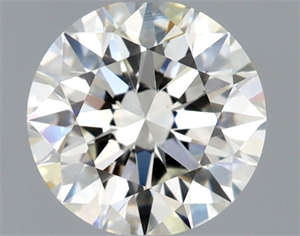 Picture of Natural Diamond 1.01 Carats, Round with Excellent Cut, I Color, VS2 Clarity and Certified by GIA
