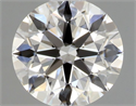 Diamante Natural 0.43 quilates, Redondo , Color H, claridad VVS2 y certificado GIA