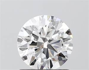 Picture of Lab Grown Diamond 1.02 Carats, Round with Ideal Cut, E Color, VVS2 Clarity and Certified by IGI