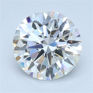 Picture of Lab Grown Diamond 1.00 Carats, Round with Ideal Cut, F Color, VS2 Clarity and Certified by IGI