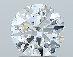 Picture of Natural Diamond 1.50 Carats, Round with Excellent Cut, D Color, VVS2 Clarity and Certified by GIA