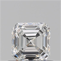 Natural Diamond 0.64 Carats, Asscher with  Cut, G Color, VVS1 Clarity and Certified by GIA