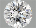 Lab Grown Diamond 2.59 Carats, Round with Ideal Cut, D Color, VVS2 Clarity and Certified by IGI