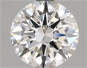 Lab Grown Diamond 3.57 Carats, Round with Ideal Cut, E Color, VVS2 Clarity and Certified by IGI
