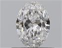 Natural Diamond 0.43 Carats, Oval with  Cut, D Color, VS1 Clarity and Certified by GIA
