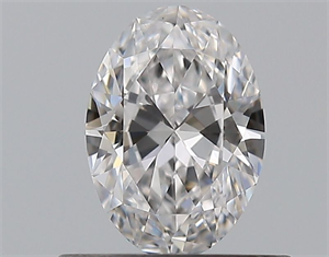 Picture of Natural Diamond 0.43 Carats, Oval with  Cut, D Color, VS1 Clarity and Certified by GIA
