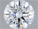 Lab Grown Diamond 1.05 Carats, Round with Ideal Cut, D Color, VS1 Clarity and Certified by IGI