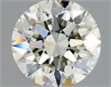 Natural Diamond 0.70 Carats, Round with Excellent Cut, K Color, VS2 Clarity and Certified by GIA