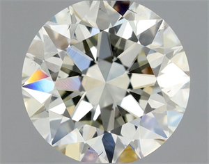 Picture of Natural Diamond 0.70 Carats, Round with Excellent Cut, K Color, VS2 Clarity and Certified by GIA