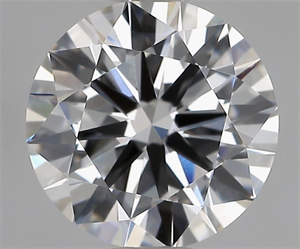 Picture of Lab Grown Diamond 1.56 Carats, Round with Excellent Cut, E Color, VVS2 Clarity and Certified by IGI