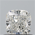 Natural Diamond 0.57 Carats, Cushion with  Cut, I Color, VS2 Clarity and Certified by GIA