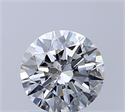 Natural Diamond 0.71 Carats, Round with Excellent Cut, F Color, SI2 Clarity and Certified by GIA