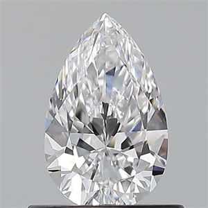 Picture of Natural Diamond 0.60 Carats, Pear with  Cut, D Color, VS1 Clarity and Certified by GIA