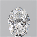 Natural Diamond 0.70 Carats, Oval with  Cut, E Color, VS1 Clarity and Certified by GIA