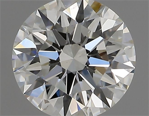 Picture of Natural Diamond 0.71 Carats, Round with Excellent Cut, I Color, SI1 Clarity and Certified by GIA