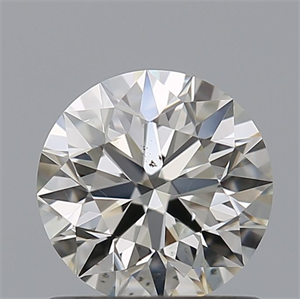 Picture of Natural Diamond 0.90 Carats, Round with Excellent Cut, J Color, SI1 Clarity and Certified by GIA