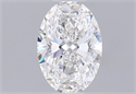 Diamante Natural 0.40 quilates, Ovalado , Color F, claridad VVS2 y certificado GIA
