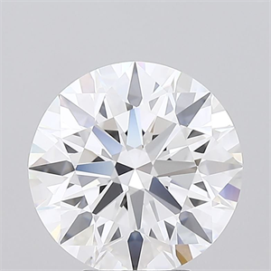 Picture of Lab Grown Diamond 4.52 Carats, Round with Ideal Cut, D Color, IF Clarity and Certified by IGI
