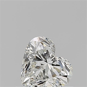 Picture of Natural Diamond 0.51 Carats, Heart with  Cut, I Color, VVS2 Clarity and Certified by GIA