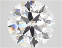 Natural Diamond 5.02 Carats, Round with Excellent Cut, D Color, VVS1 Clarity and Certified by GIA