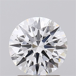 Picture of Lab Grown Diamond 1.90 Carats, Round with Ideal Cut, D Color, IF Clarity and Certified by IGI